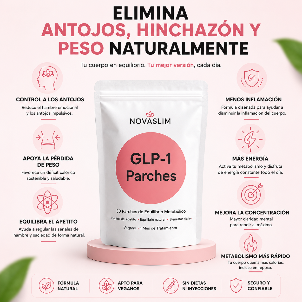 Parches GLP-1 Para La Perdida De Peso / Oferta 2x1