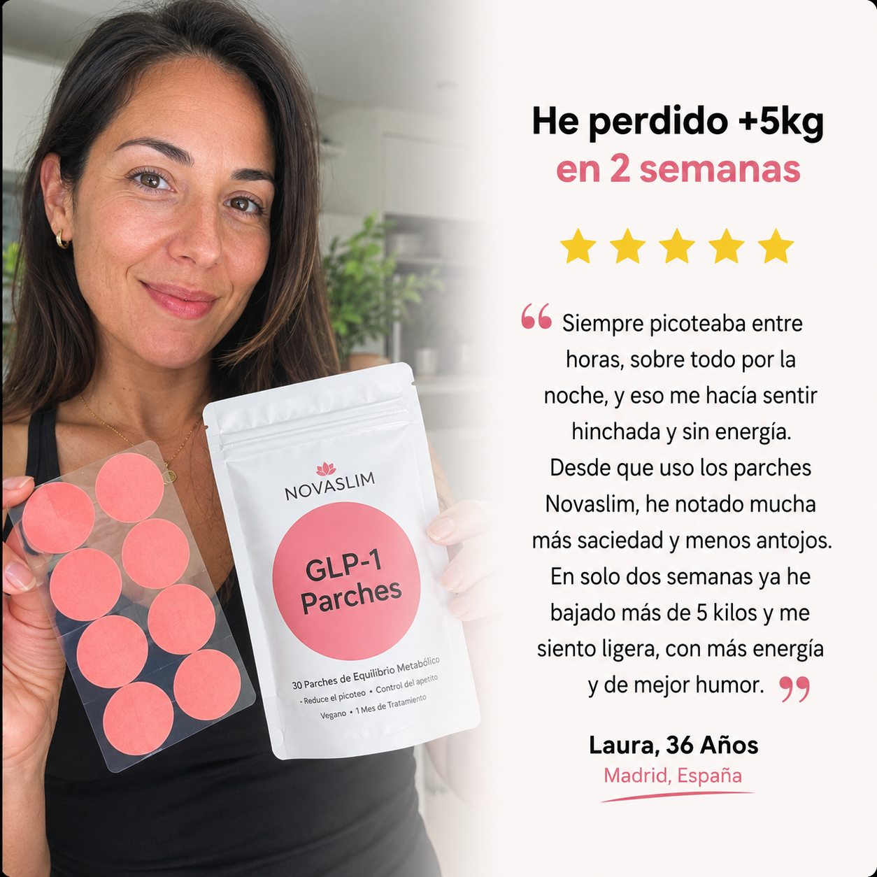 Parches GLP-1 Para La Perdida De Peso / Oferta 2x1